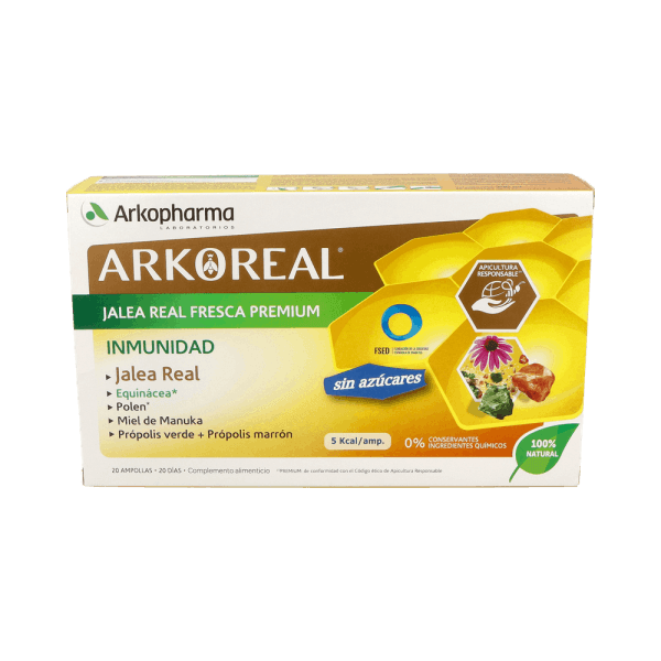 Arkopharma Arkoreal Inmunidad Equinácea Sin Azúcar 20 ampollas