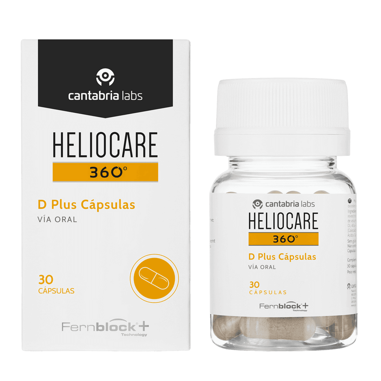 Heliocare 360º D Plus 30 cápsulas