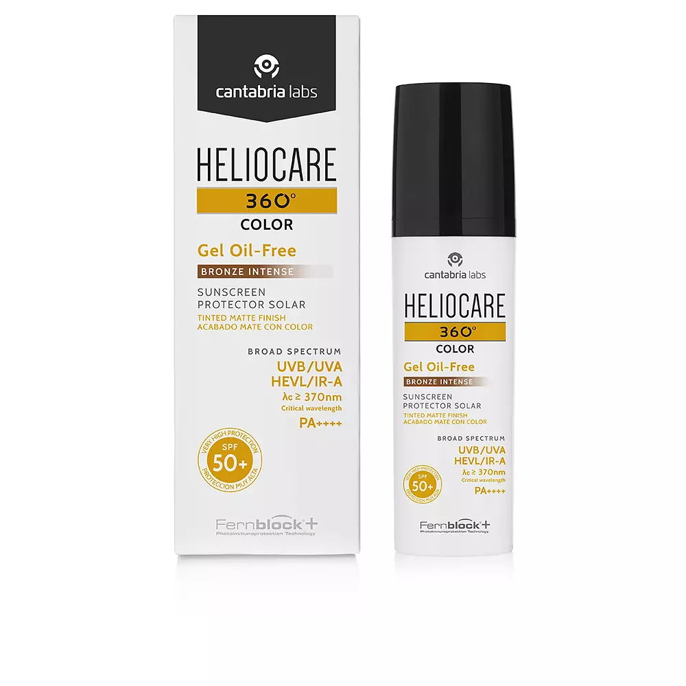 Heliocare 360° Protector Solar Color Bronce SPF50+ Gel Oil Free