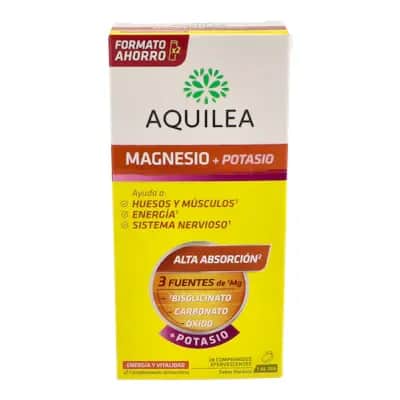Aquilea Magnesio+ Potasio 28 comprimidos efervescentes