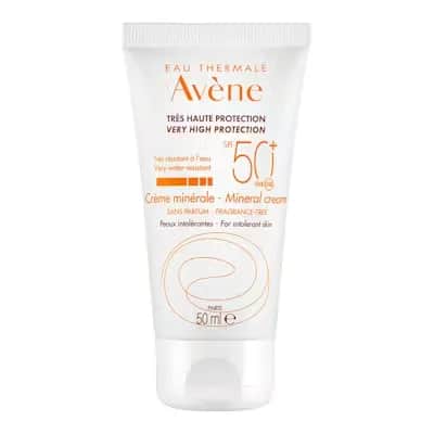 Crema Solar Mineral Avène SPF 50+ | Protección