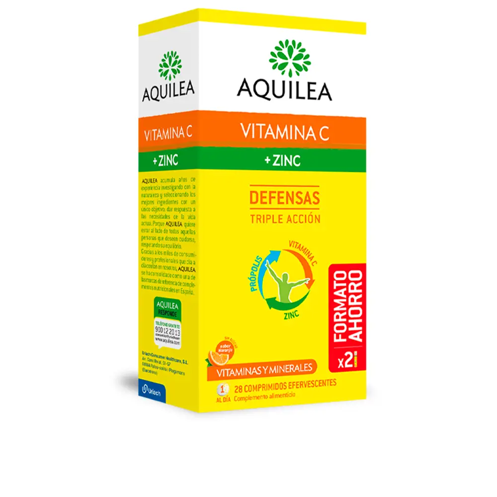 Aquilea Vitamina C + Zinc 28 comprimidos efervescentes