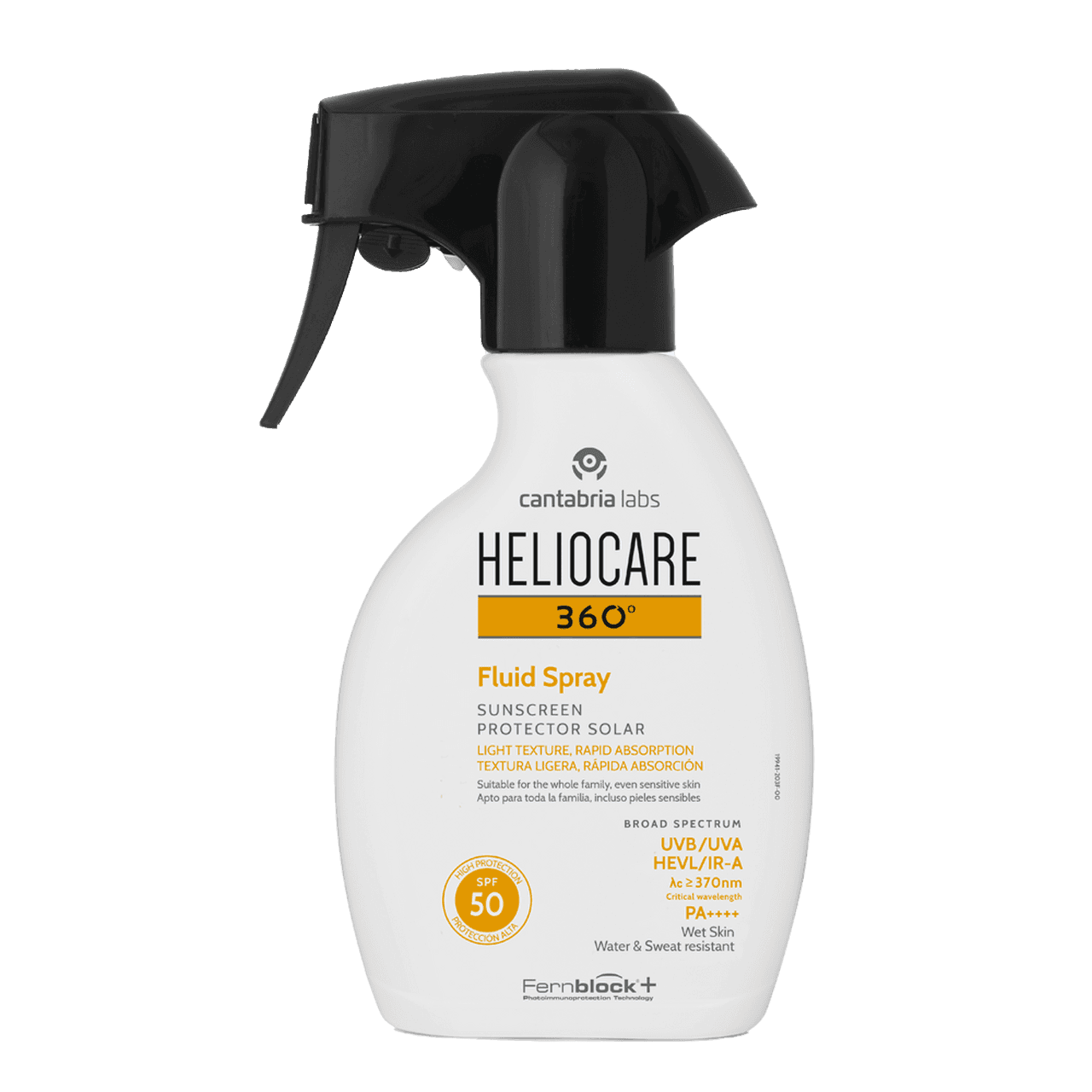 Heliocare 360 Fluid Protector Solar Spray SPF 50 250ml