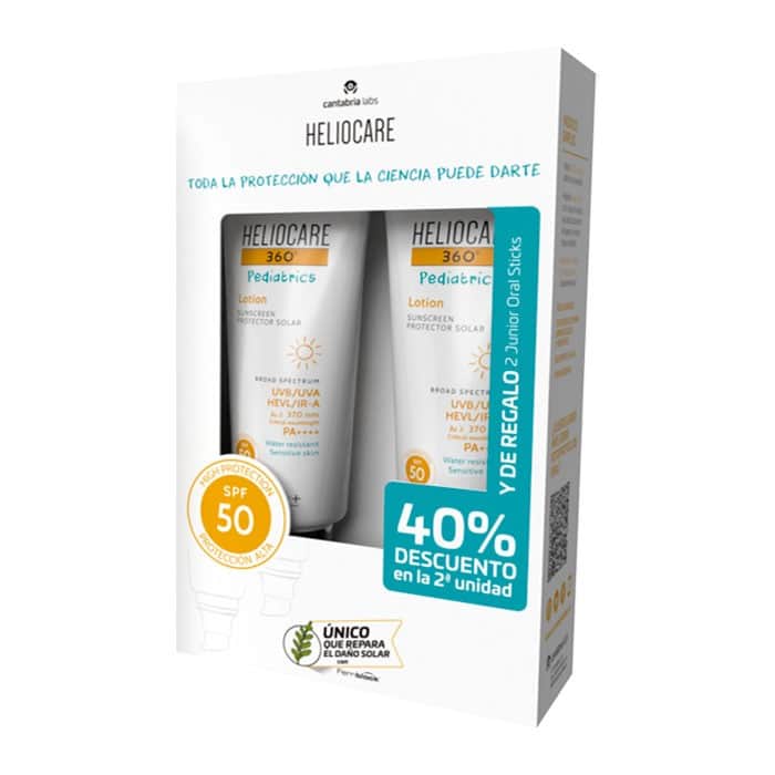 Heliocare 360º Pediatrics Lotion Protección Solar SPF50 2x200ml