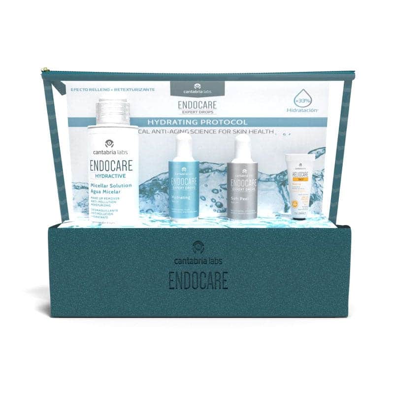 Endocare Pack Agua Micelar 100ml + Sérum Hidratante 10ml + Sérum Renovador 10ml + Heliocare 360 Gel FPS 50 5ml