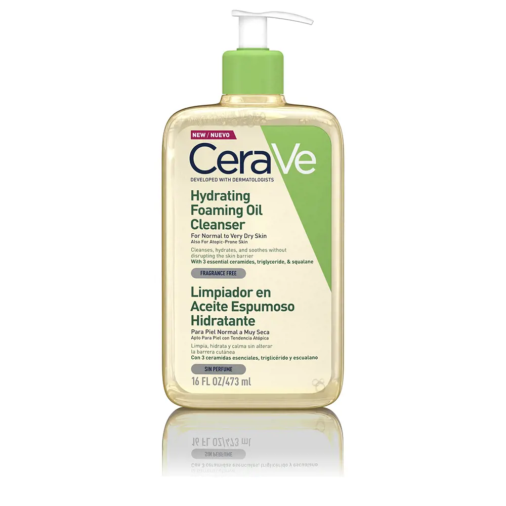 Cerave Limpiador Aceite Espumoso Hidratante 473ml
