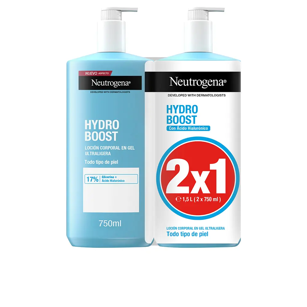 Neutrogena Hydro Boost Loción Corporal en Gel 2x750ml