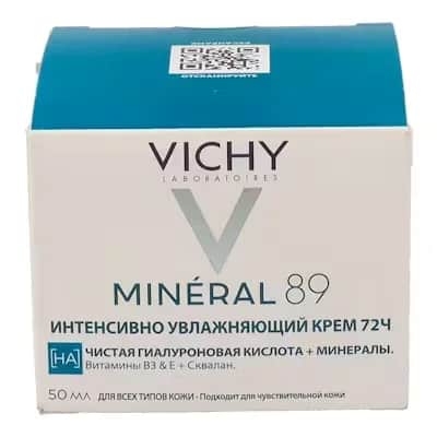 Vichy Mineral 89 Crema - Hidratación Ligera 50ml