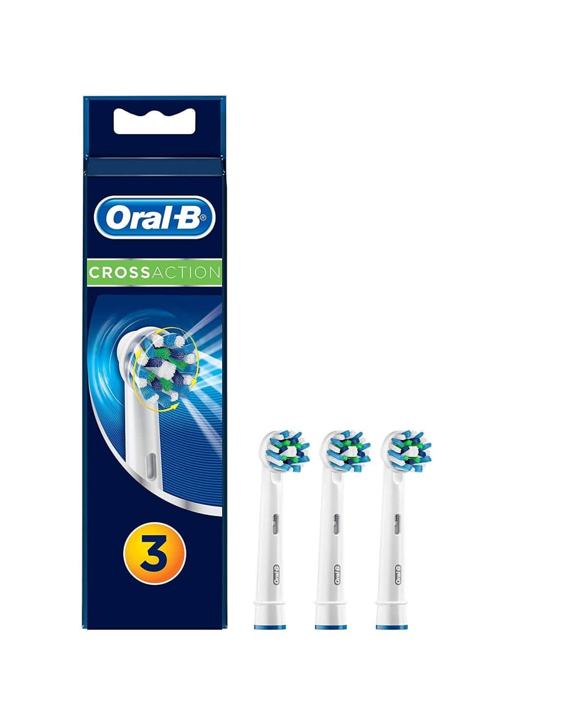 ORAL-B Cross Action Eb 50 Cabezales Recambio 3 unidades