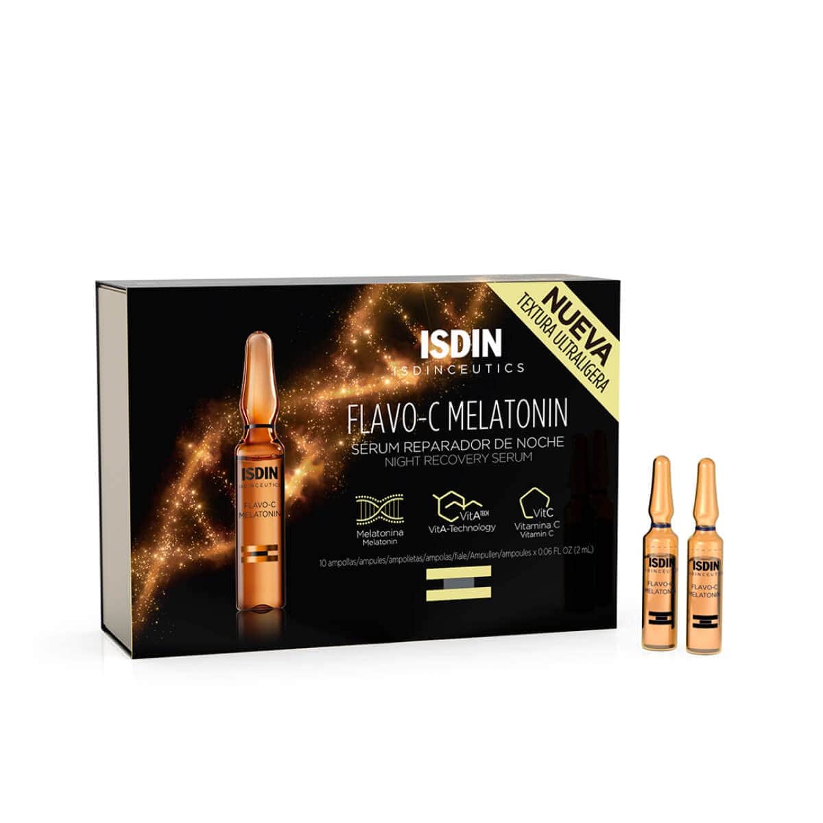 Isdinceutics Flavo-C Melatonin | Sérum noche