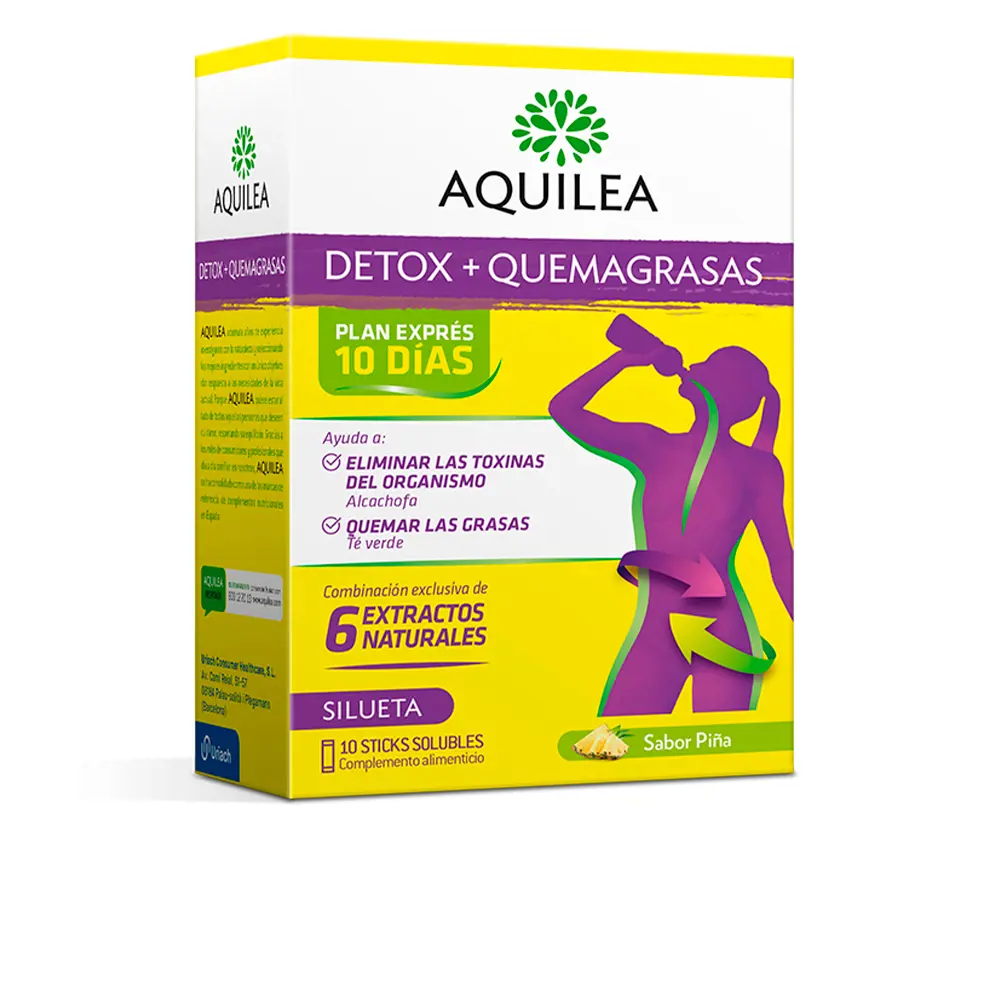 Aquilea Detox Quemagrasas Forte 10 sticks 15ml