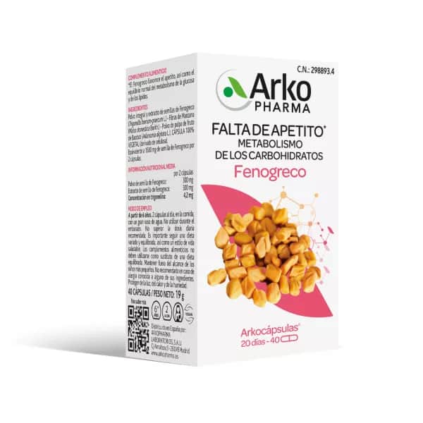 Arkopharma Arkocápsulas Fenogreco 40 capsulas