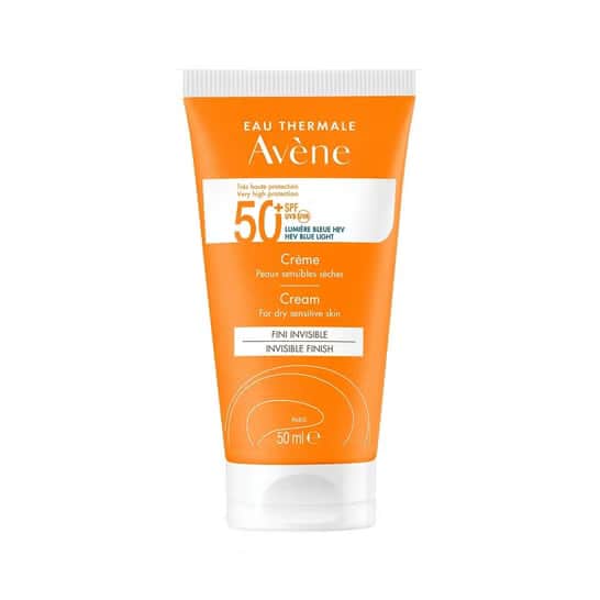 Avène Crema Solar Muy Alta Protección SPF50+ Piel Seca 50ml