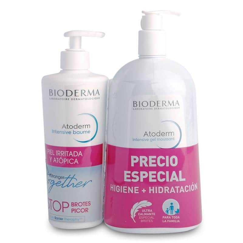 BIODERMA Atoderm Bálsamo Intensivo + Gel Pack
