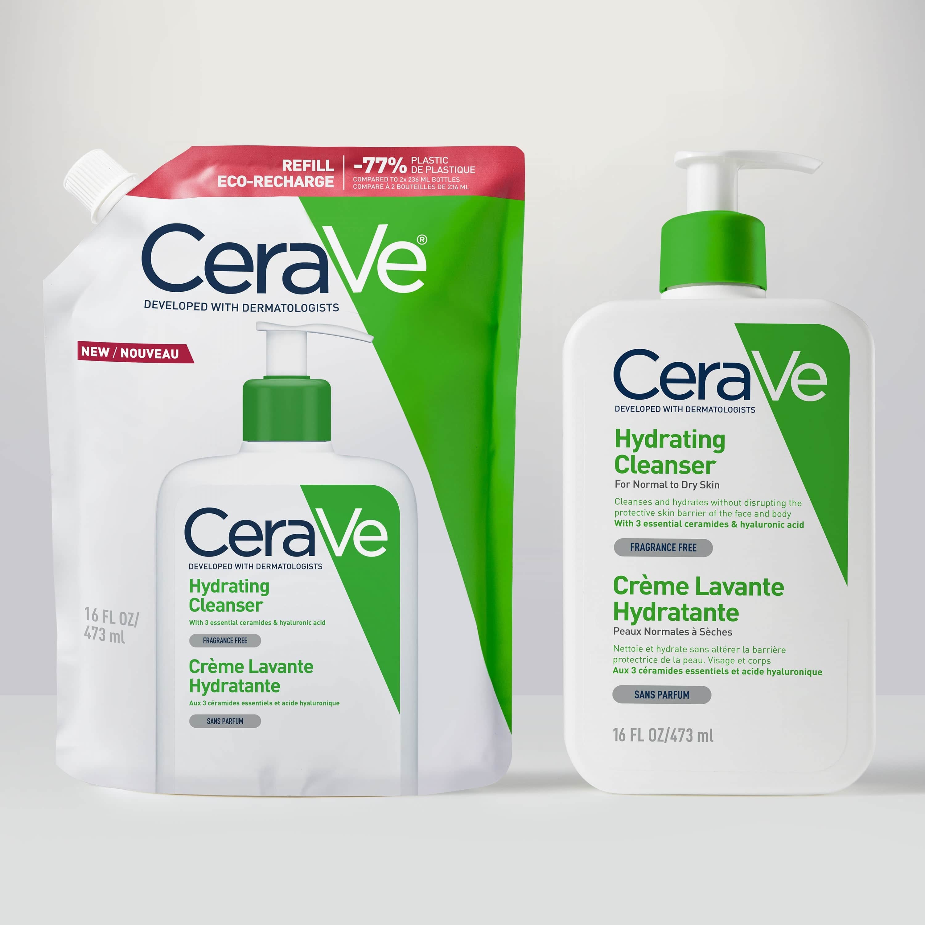 Cerave Limpiadora Hidratante recarga 1 envase 473 ml