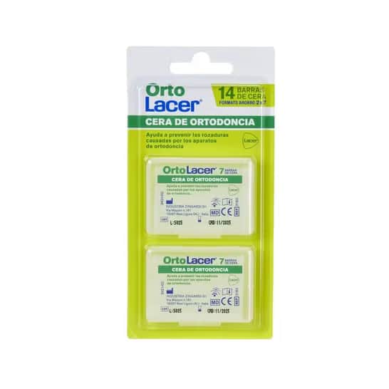 Lacer OrtoLacer Cera de Ortodoncia 2x7 barras