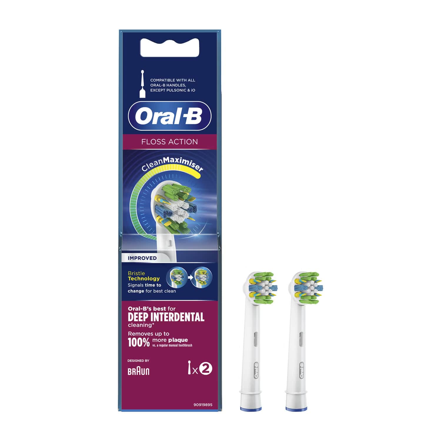 ORAL-B Floss Action cabezal de recambio 2 unidades