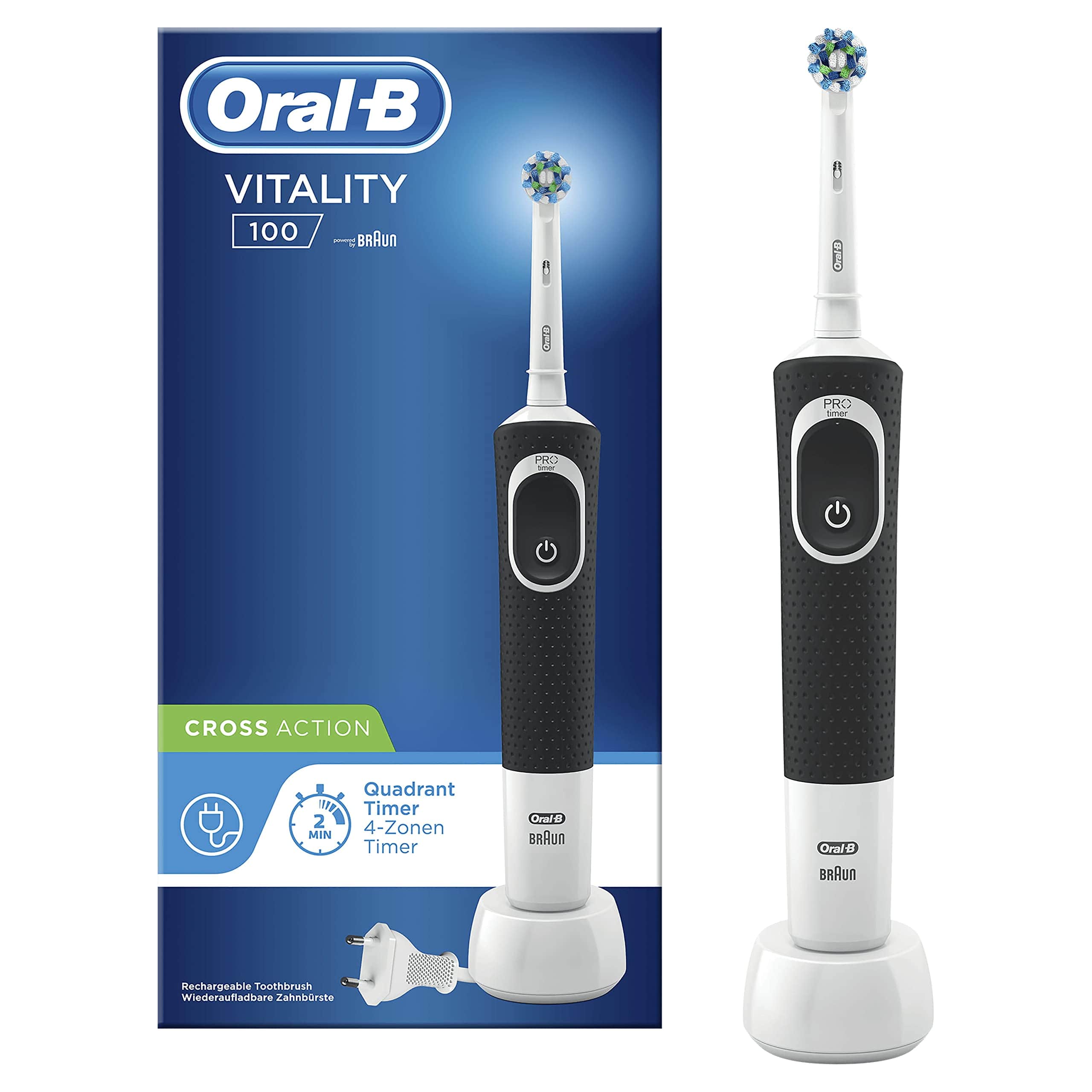 ORAL-B Vitality 100 Cepillo Eléctrico Negro