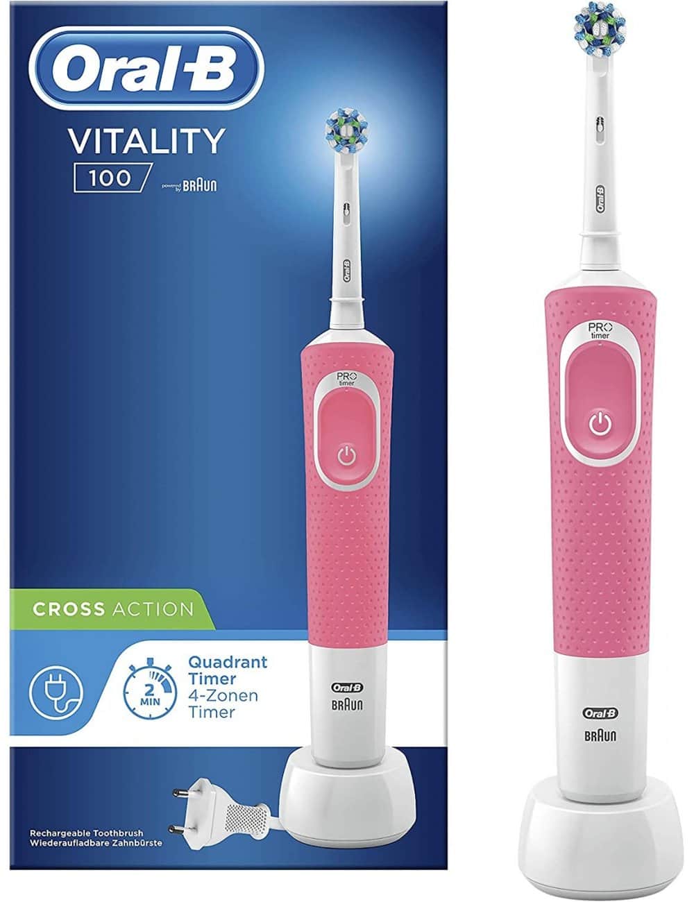 ORAL-B Vitality 100 Cepillo eléctrico Rosa