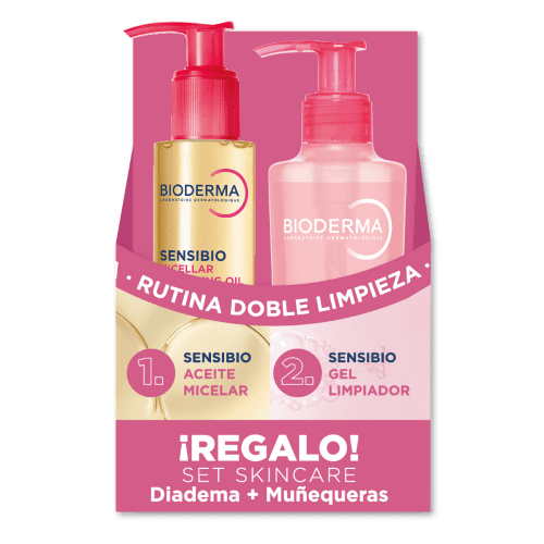BIODERMA Sensibio Aceite Micelar + Gel Moussant 200ml